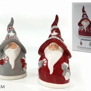 XMAS BISCUIT JAR 24CMS 2 ASS 260040