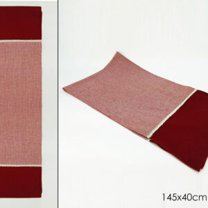 RED RUNNER 145 X 40CMS 184032