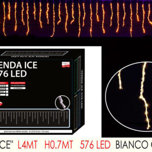 LED WATERFALL 576 LIGHTS WARM WHITE 810467