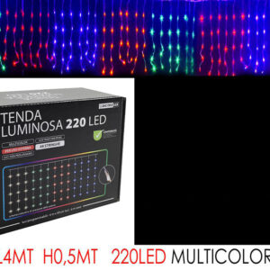 CURTAIN LIGHT 4MT 220 LED M/COLOUR 774400
