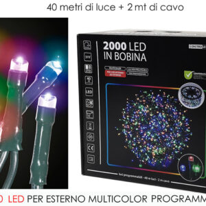 2000 LED LIGHTS MULTICOLOUR 289324