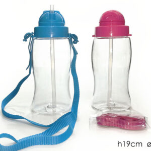 PLASTIC BOTTLE WITH STRAW 974992