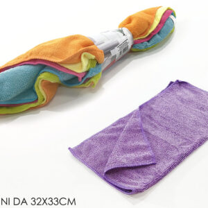 SET FIVE MICROFIBER CLOTHS ASS 224271