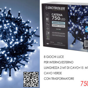 750 LED LIGHTS WHITE WHITE 194512