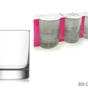 SET THREE GLASSES ADA 305CC 076954