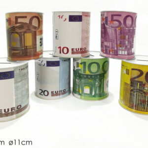 METAL EURO MONEY BOX 000108