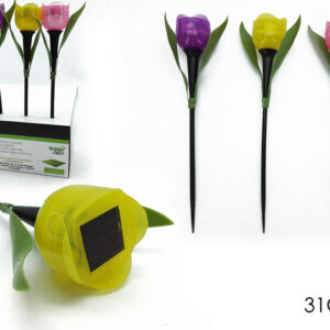 SOLAR LIGHT ROSES ASS 049119