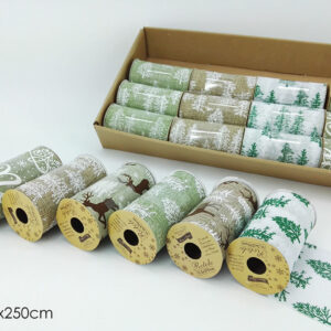 XMAS RIBBON 11.3 X 250 6 ASS 214876