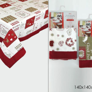 XMAS TABLECLOTH  DEER 140X140 236892