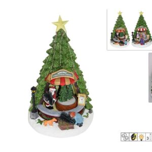 CHRISTMAS VILLAGE TREE MUSICAL 899874