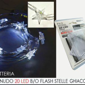 20 LED WIRE FLASH BATTERY STAR 126599