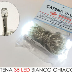35 LED LIGHTS TRANS WIRE WHITE 641863