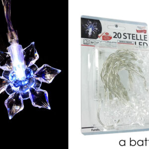 BATTERY STAR 20LED WHITE 665678