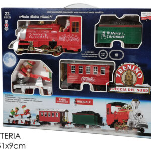 XMAS BATTERY TRAIN 22PIECE 346782