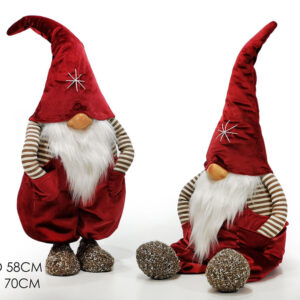 GNOME WITH CAP RED VELVET 398859