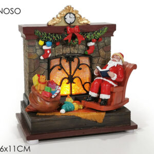 BATTEREY XMAS FIREPLACE W/LIGHTS 332242
