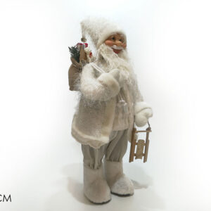 XMAS FATHER WHT W/SCATES/SACK 60CMS 286873