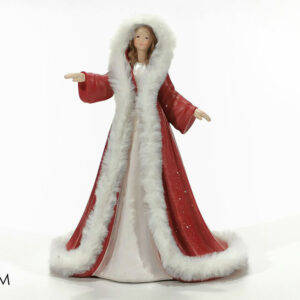 DOLL WITH COAT 24CMS RED 363574