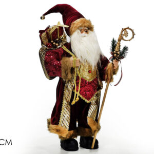 XMAS FATHER 80 CMS BORDEAUX 342906