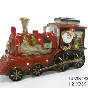 TRAIN W/CHRISTMAS FATHER BATT. 316143