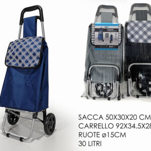 SHOPPING TROLLEY BAG ASS. 318598