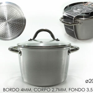 POT 20CMS IND. TITANIUM SILVER 891138