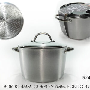 POT 24CMS IND. TIITANIUM SILVER 894009