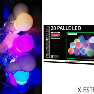 SET 20 LIGHTS MULTI COLOUR 789510