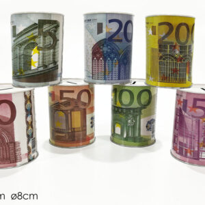 METAL EURO MONEYBOX 000405