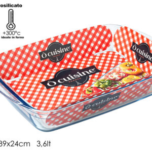 CUISINE RET. GLASS DISH 019972