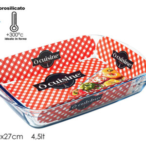 CUISINE RETANGULAR GLASS DISH 270212
