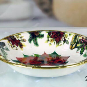 XMAS DECORATION BOWL 24.5CMS 812928