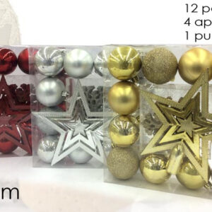 SET 12 TREE BALLS WITH ACESORIES 834647