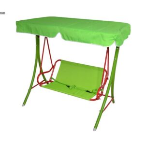 CHILDREN SWING 2 SEAT GREEN 374139