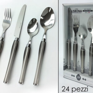 LISBON CUTLERY SET GREY 897932