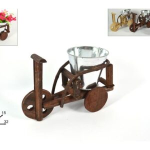 WOODEN BIKE POT HOLDER 443781