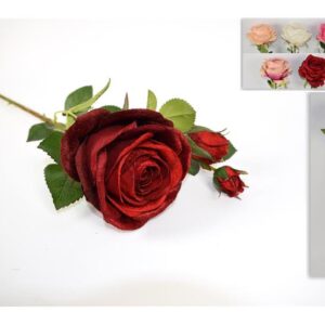 ROSES WITH STEM 78CMS 7 COL. ASS 479964