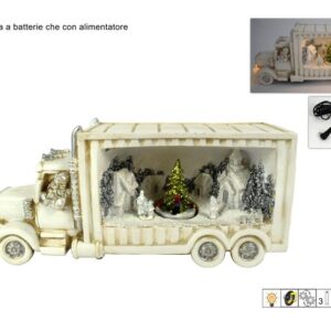 XMAS CAMION WITH MOVEMENT WHITE 741869