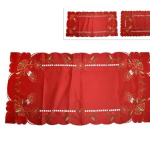 XMAS RED RUNNER 60X120CMS 929229