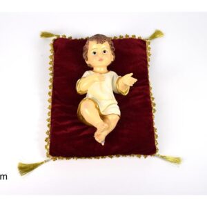 BABY JESUS ON CUSHION 34CMS 930591