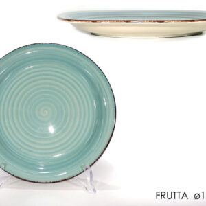 FRUIT PLATE 19CMS BLUE 181468