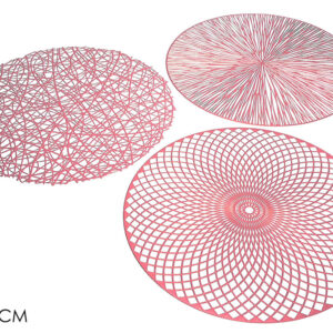 XMAS DOILERS PINK 38CMS ROUND 189815