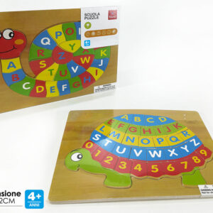 WOODEN PUZZLE 3D ANIMALS 2 ASS 238476
