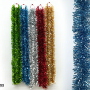 TINSEL 270CMS 5 ASSORTED 292669