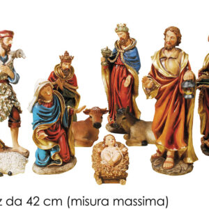 NATIVITY SET 10PIECE 42CMS 343804