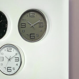 WALL CLOCK 30CM 3 ASS 957445