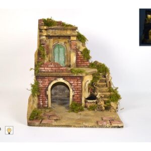 CORK CRIB W/FOUNTAIN LIGHT 904226