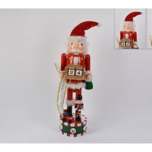 WOODEN NUT CRACKER WITH CALENDAR 030265
