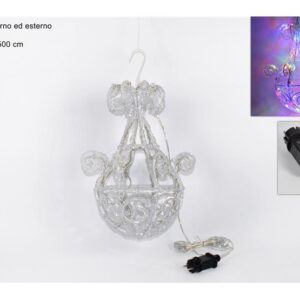 XMAS LANTERN COVER 50 LED MULTICOLOUR 956348