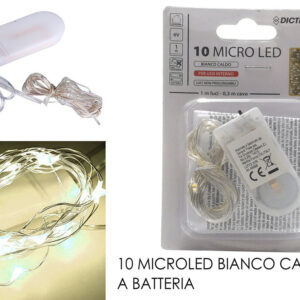 XMAS BATTERY 10 LED WARM WHITE 293024